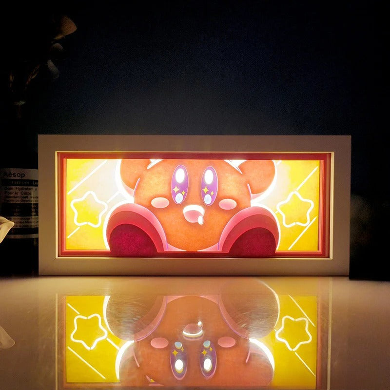 ONE PIECE Dragon Ball Hokage Paper Carving Lamp Photo Frame