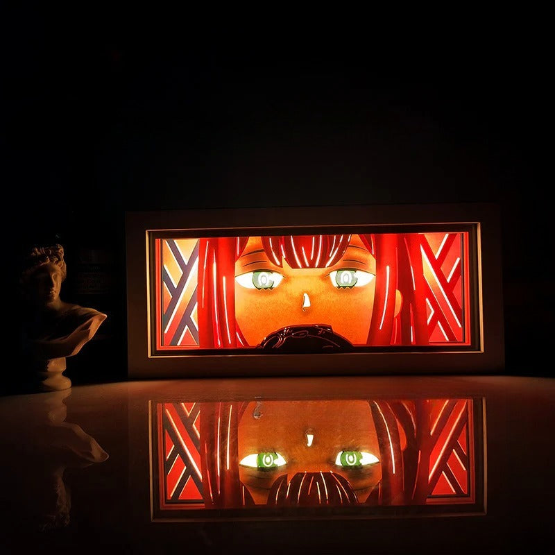 ONE PIECE Dragon Ball Hokage Paper Carving Lamp Photo Frame