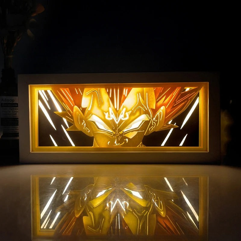 ONE PIECE Dragon Ball Hokage Paper Carving Lamp Photo Frame