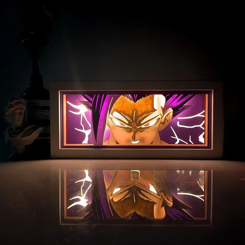 ONE PIECE Dragon Ball Hokage Paper Carving Lamp Photo Frame