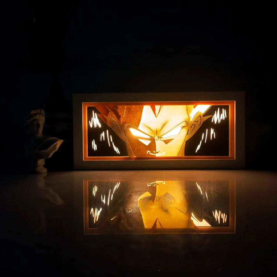 ONE PIECE Dragon Ball Hokage Paper Carving Lamp Photo Frame