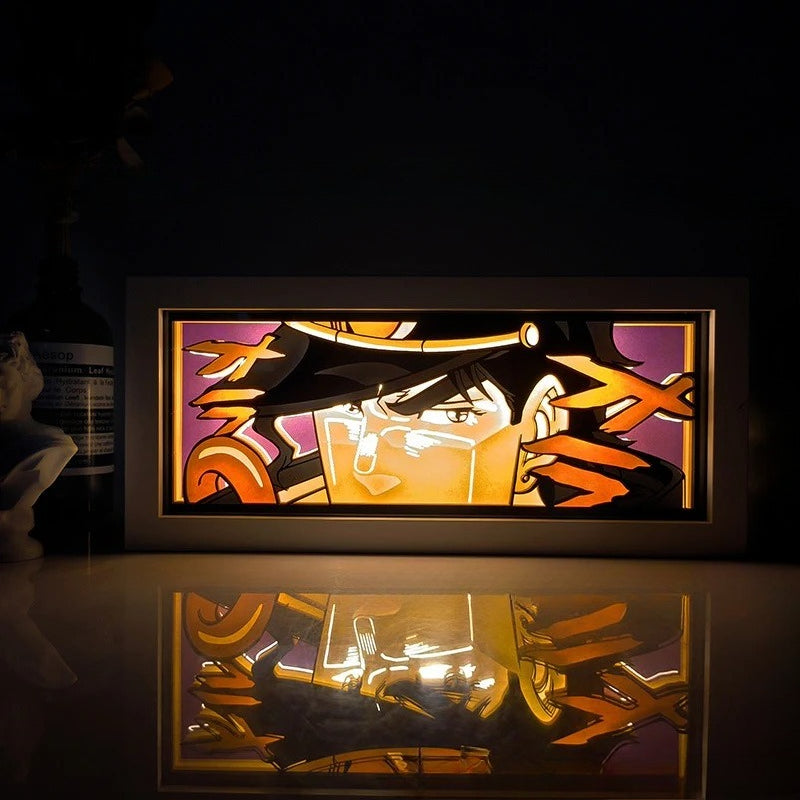 ONE PIECE Dragon Ball Hokage Paper Carving Lamp Photo Frame