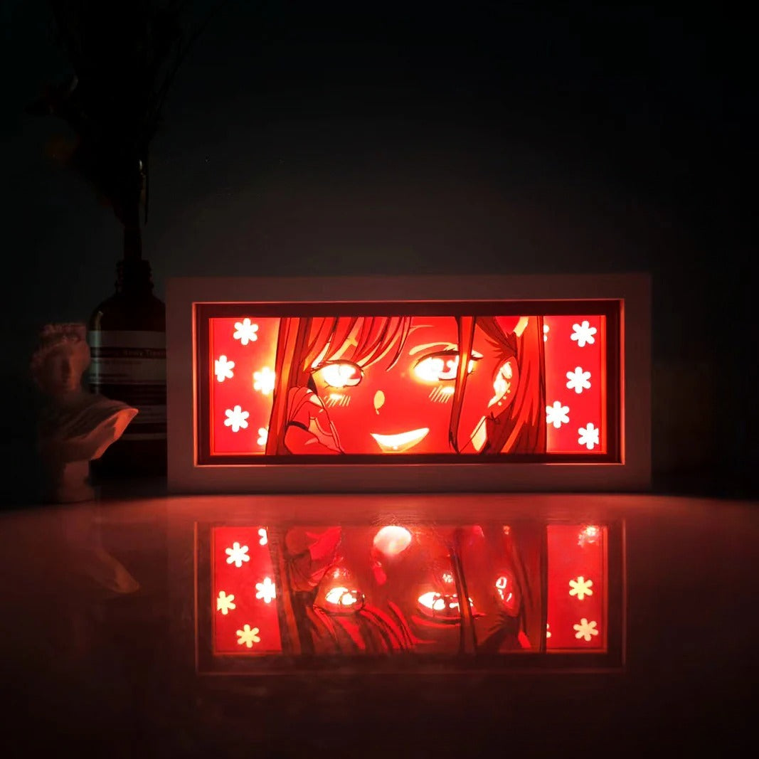 ONE PIECE Dragon Ball Hokage Paper Carving Lamp Photo Frame