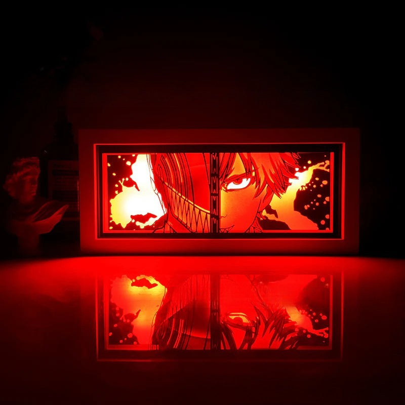 ONE PIECE Dragon Ball Hokage Paper Carving Lamp Photo Frame
