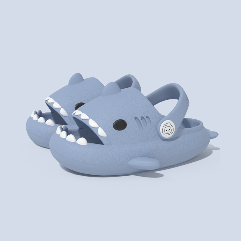 KID CUTE SHARK HEAD CLOGS