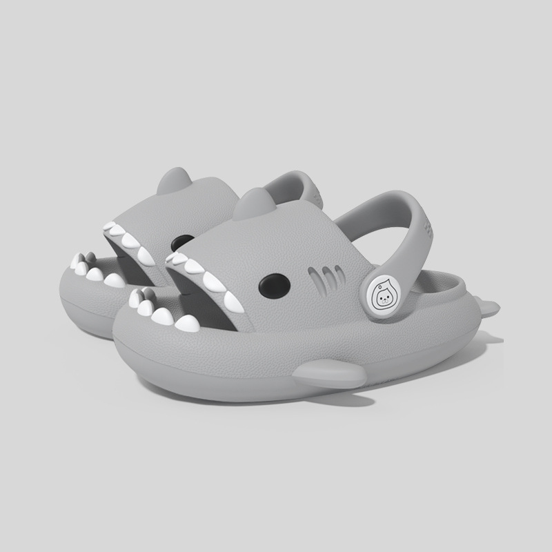 KID CUTE SHARK HEAD CLOGS