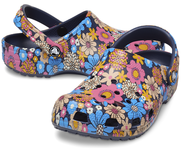 CLASSIC RETRO FLORAL CLOG