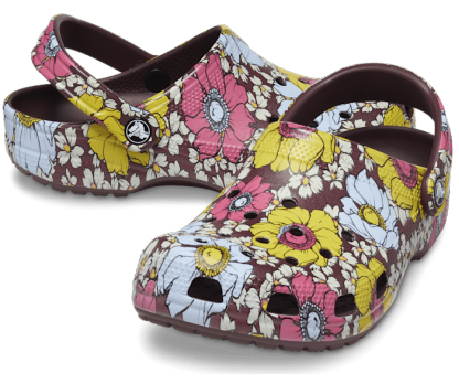 CLASSIC RETRO FLORAL CLOG