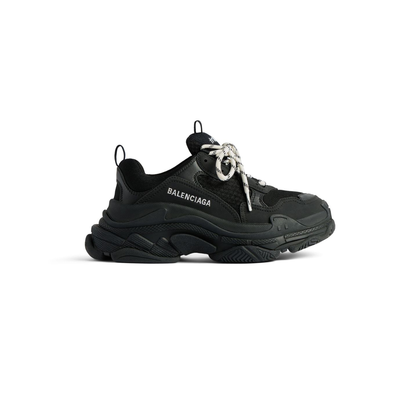 WOMEN'S TRIPLE S SNEAKER IN BLACK
