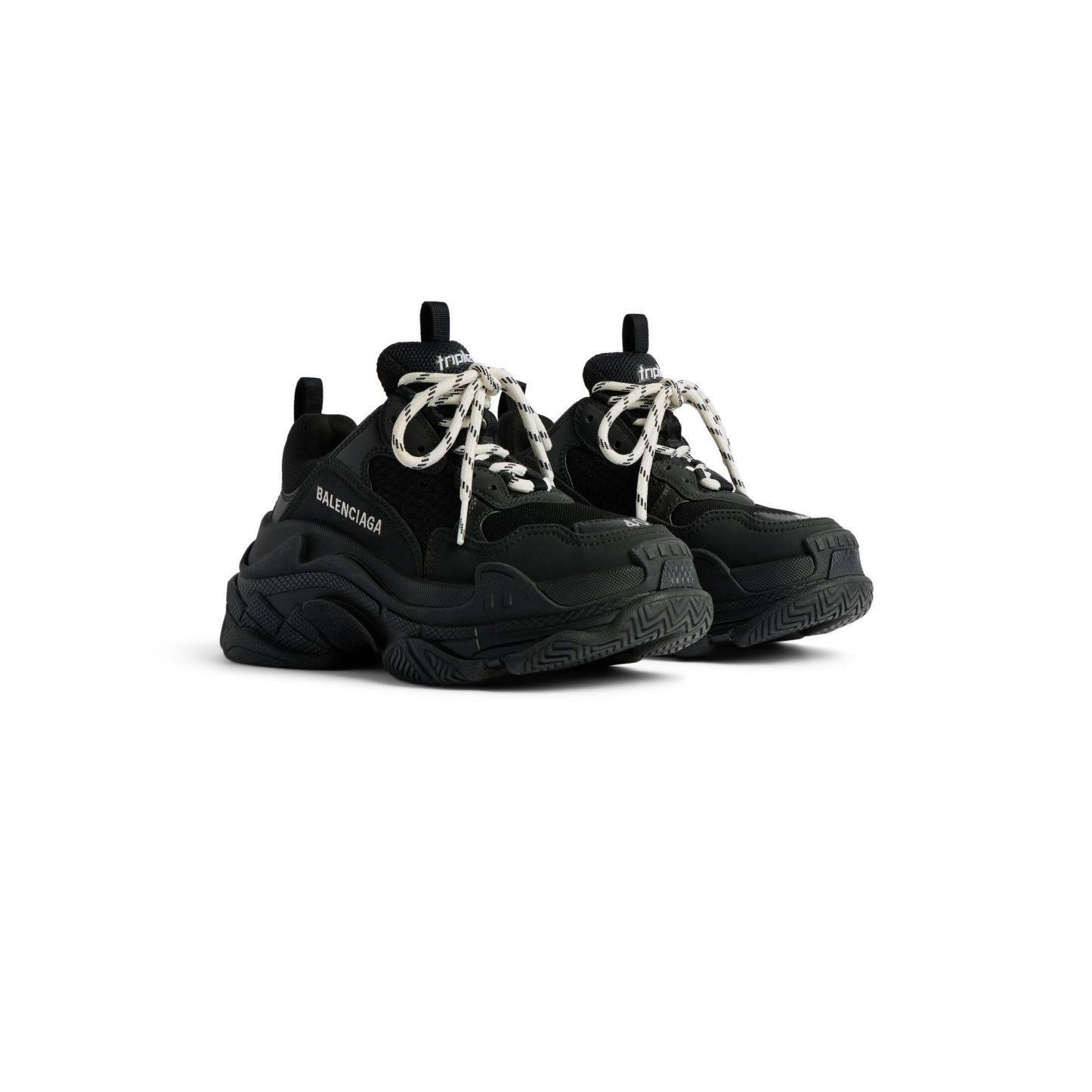 WOMEN'S TRIPLE S SNEAKER IN BLACK