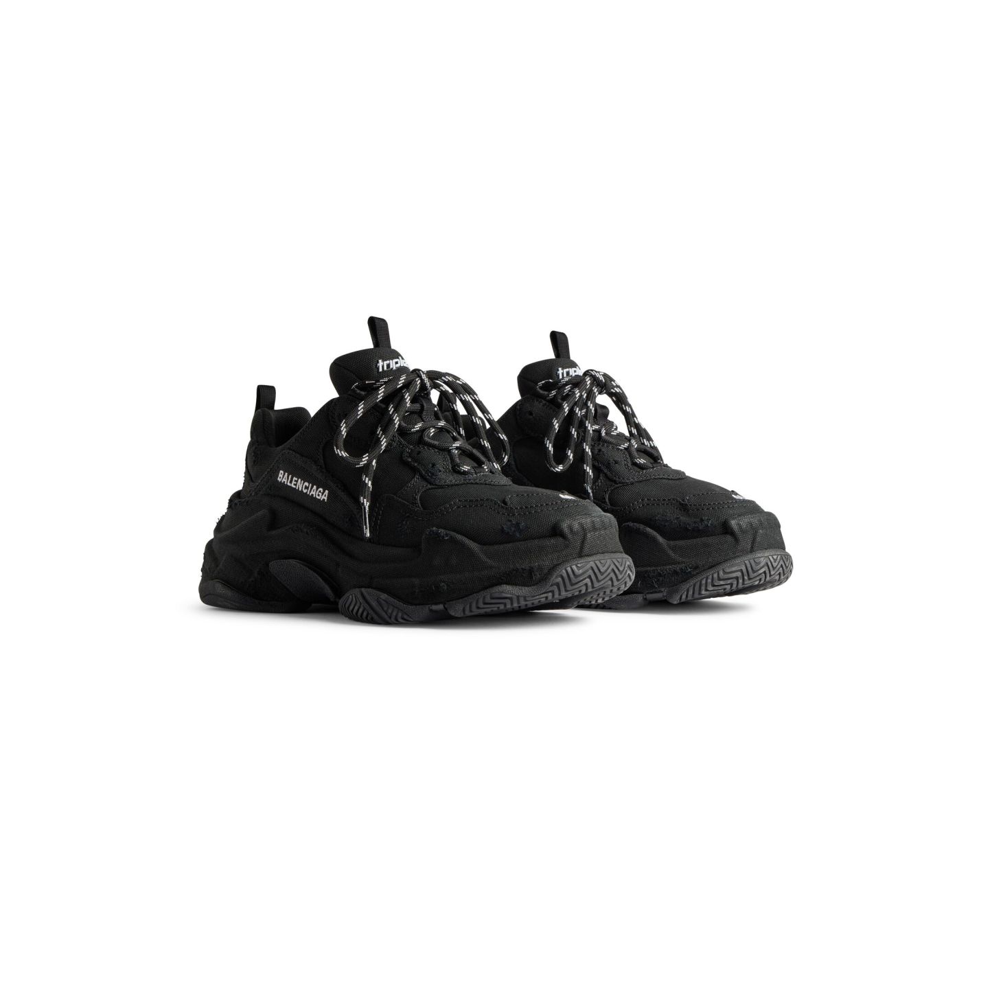 WOMEN'S TRIPLE S SNEAKER IN BLACK