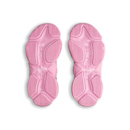 WOMEN'S TRIPLE S SNEAKER DIY METAL IN PINK/BLACK/RED