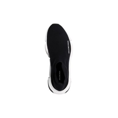 WOMEN'S SPEED RECYCLED KNIT SNEAKER IN BLACK/WHITE