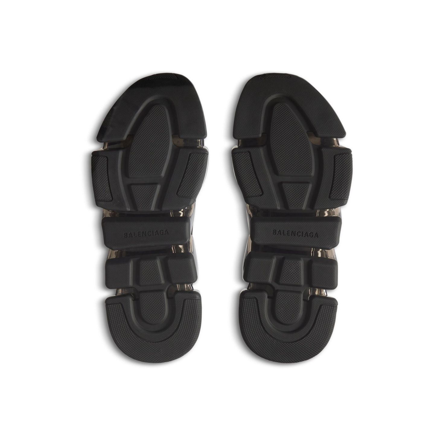 WOMEN'S SPEED 2.0 FULL CLEAR SOLE RECYCLED KNIT SNEAKER IN BLACK