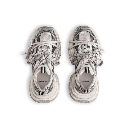 WOMEN'S 3XL SNEAKER IN WHITE/BLACK