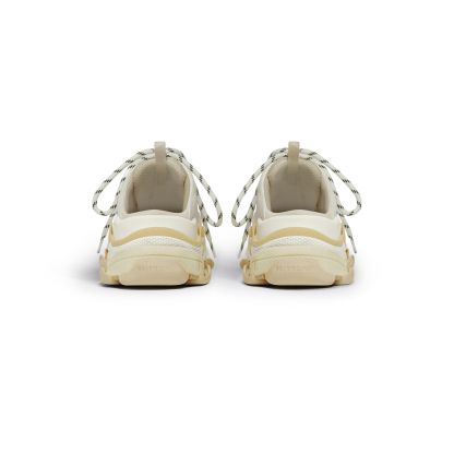 WOMEN'S TRIPLE S MULE IN WHITE