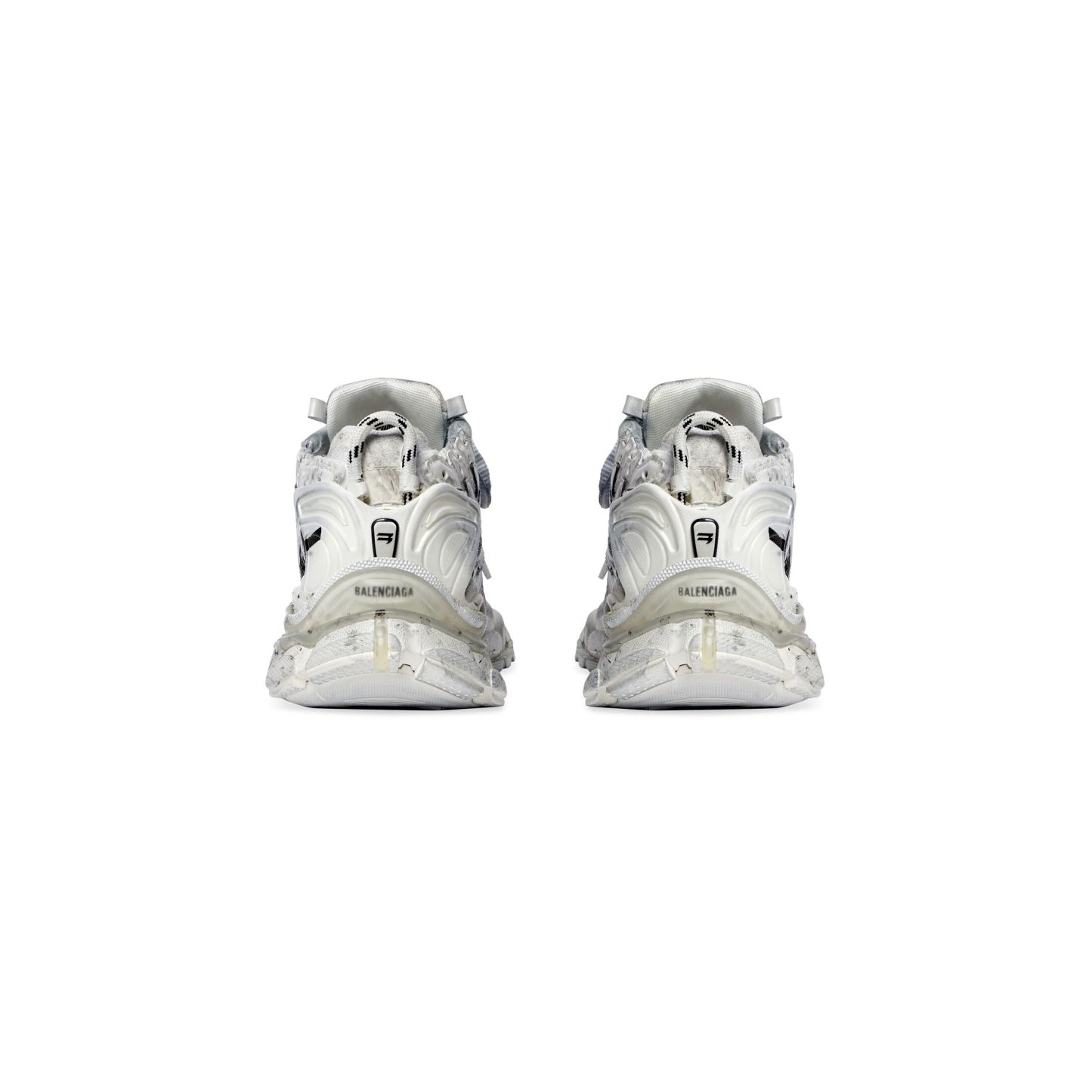 WOMEN'S RUNNER GRAFFITI SNEAKER IN WHITE