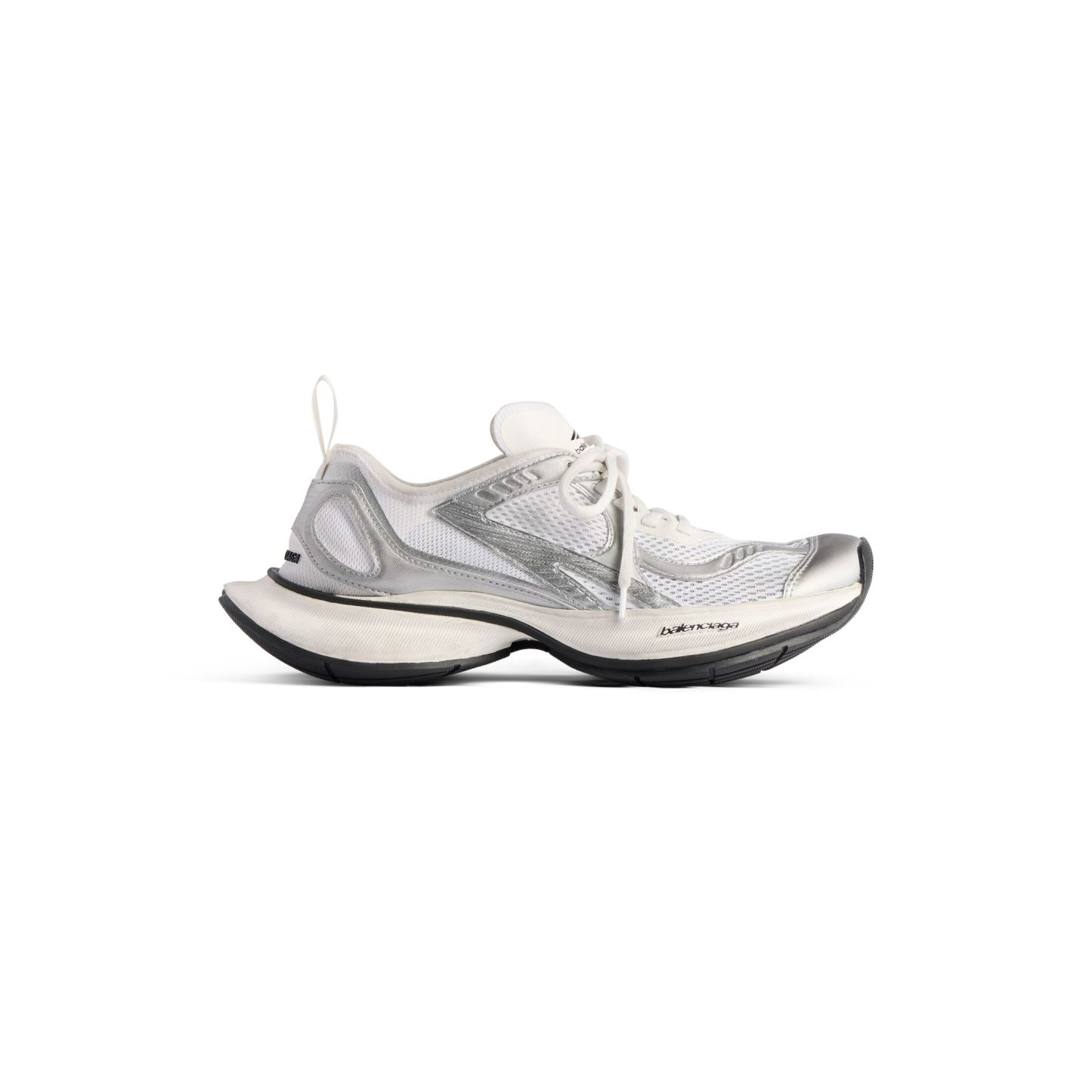 WOMEN'S CIRCUIT SNEAKER IN WHITE/SILVER