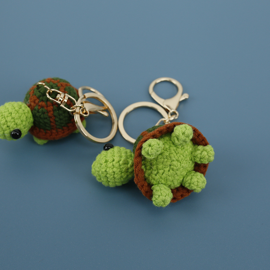 Crochet Sea Animals, Amigurumi Turtle, Sea Turtle Keychain