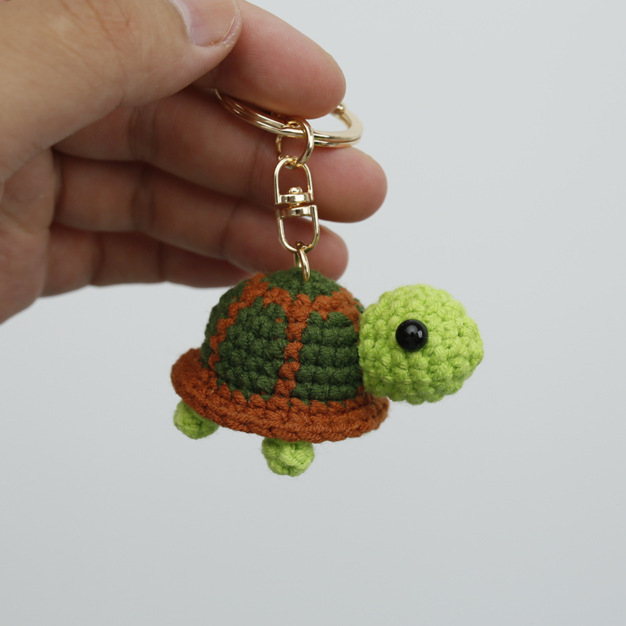 Crochet Sea Animals, Amigurumi Turtle, Sea Turtle Keychain