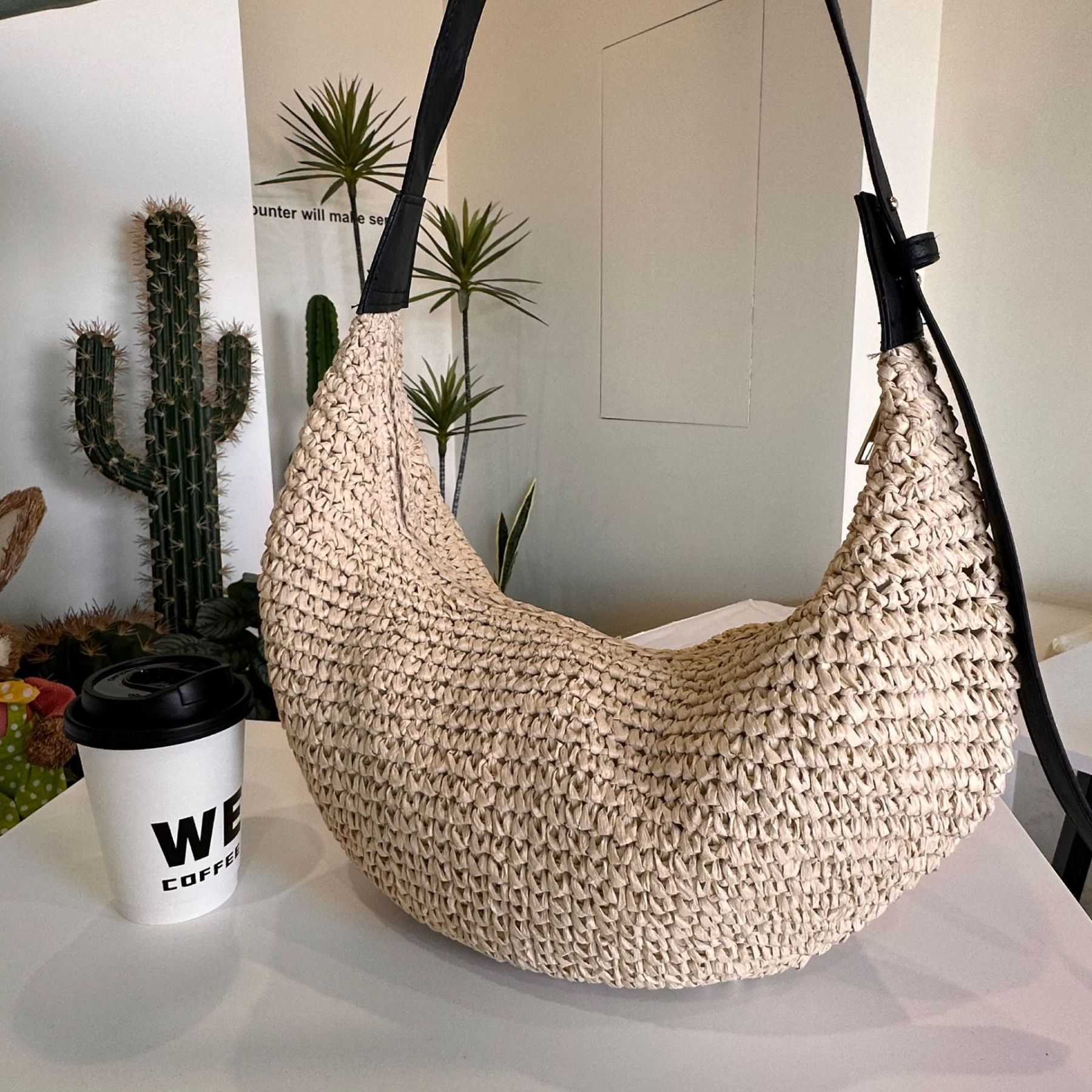 Tote Square Bag Crochet Handle Bag Crochet Bag Boho Bag Shoulder Bag G