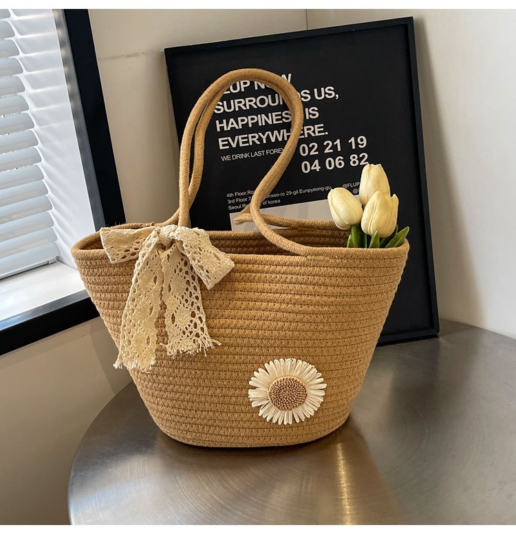 Tote Square Bag Crochet Handle Bag Crochet Bag Boho Bag Shoulder Bag Granny Square Beige Bag Valentine Gift Bag Valentines Gift Her