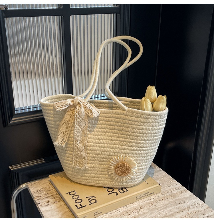 Tote Square Bag Crochet Handle Bag Crochet Bag Boho Bag Shoulder Bag Granny Square Beige Bag Valentine Gift Bag Valentines Gift Her