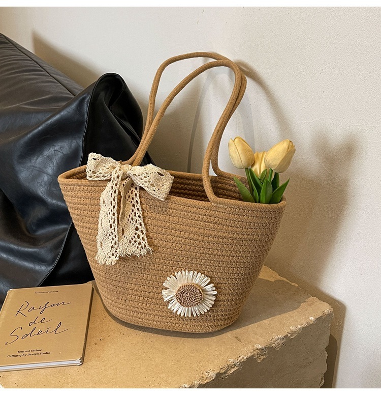 Tote Square Bag Crochet Handle Bag Crochet Bag Boho Bag Shoulder Bag Granny Square Beige Bag Valentine Gift Bag Valentines Gift Her