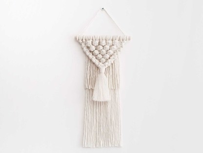 Small macrame wall hanging Boho nursery decoration Home decor 