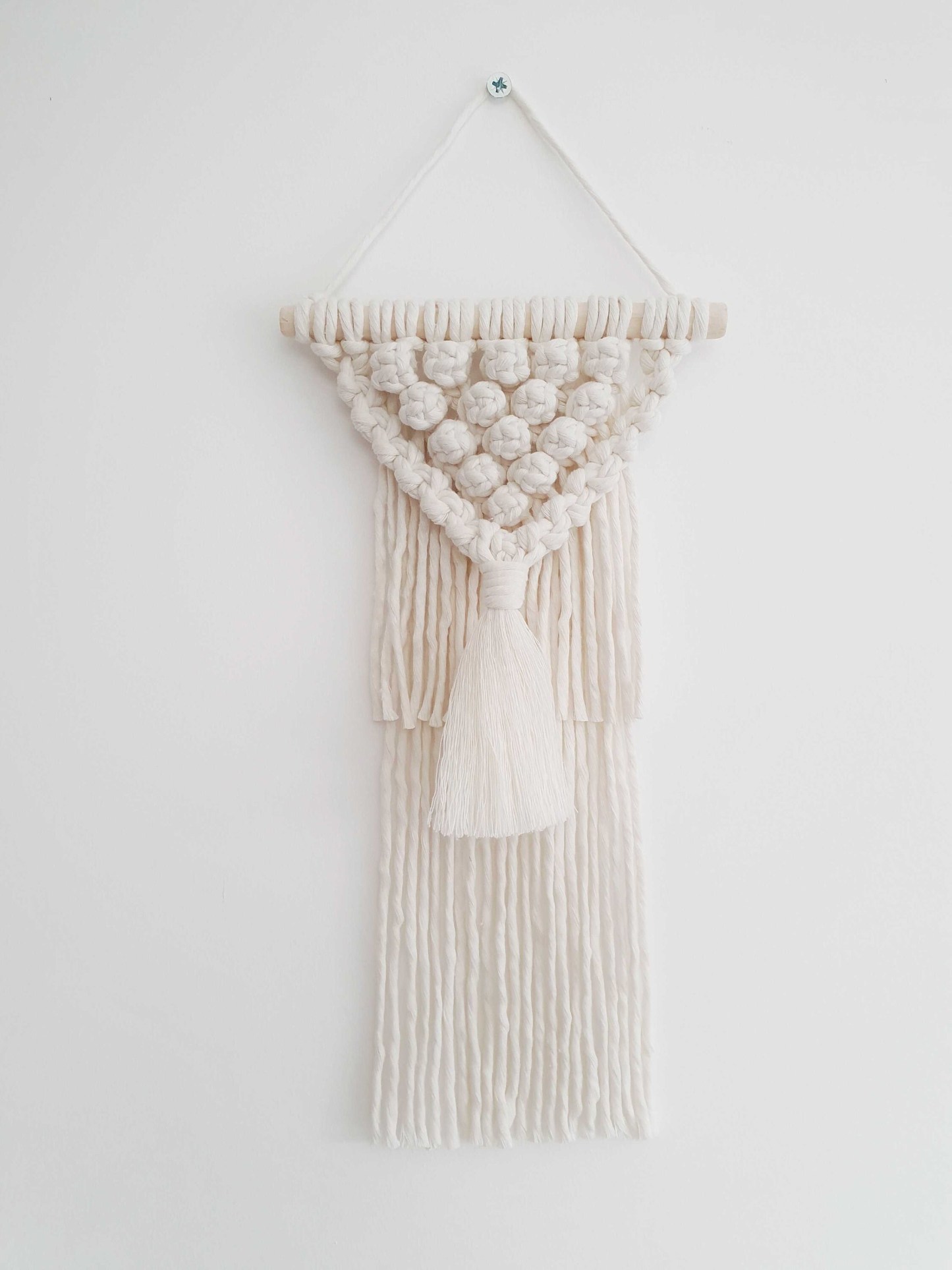Small macrame wall hanging Boho nursery decoration Home decor