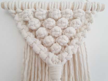 Small macrame wall hanging Boho nursery decoration Home decor 