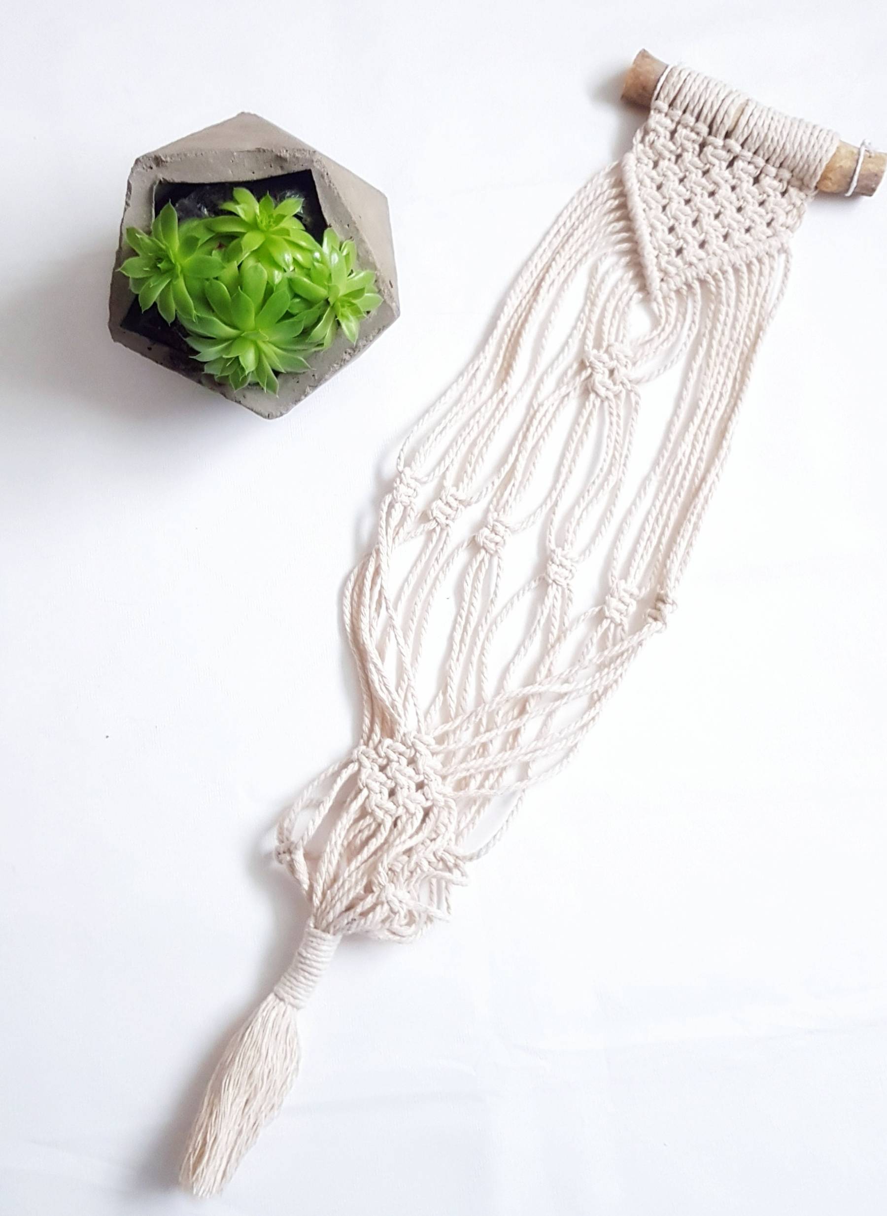 Macrame Plant Hanger,Indoor Hanging Planter,Macrame Plant Holder,Cotton Hanging,houseplant botanical style,Minimalist Planter,Boho Home