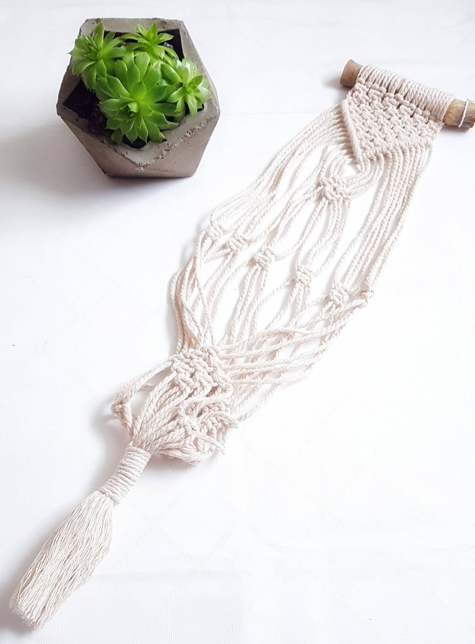 Macrame Plant Hanger,Indoor Hanging Planter,Macrame Plant Holder,Cotton Hanging,houseplant botanical style,Minimalist Planter,Boho Home