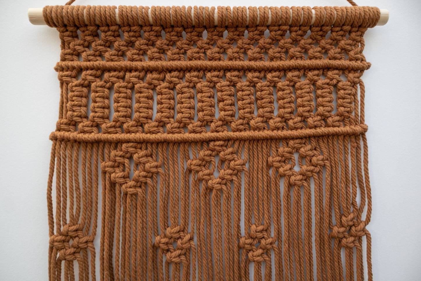 Brown Macrame Wall Hanging, Boho Living Room Decor,Tapestry, Wall Decor, Modern Macrame, Knotted Tapestry,Home Accessories, Home Decor