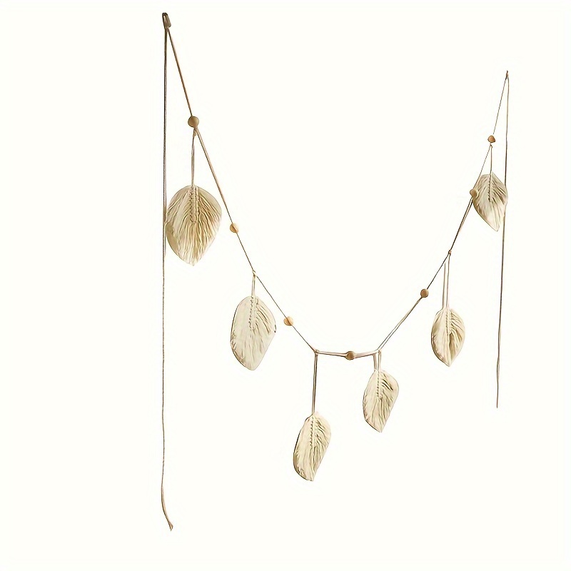 Bohemian Hand woven Maple Leaf Ornament Tapestry Living Room Bedroom Decoration Wall Hanging For Office Home Decor