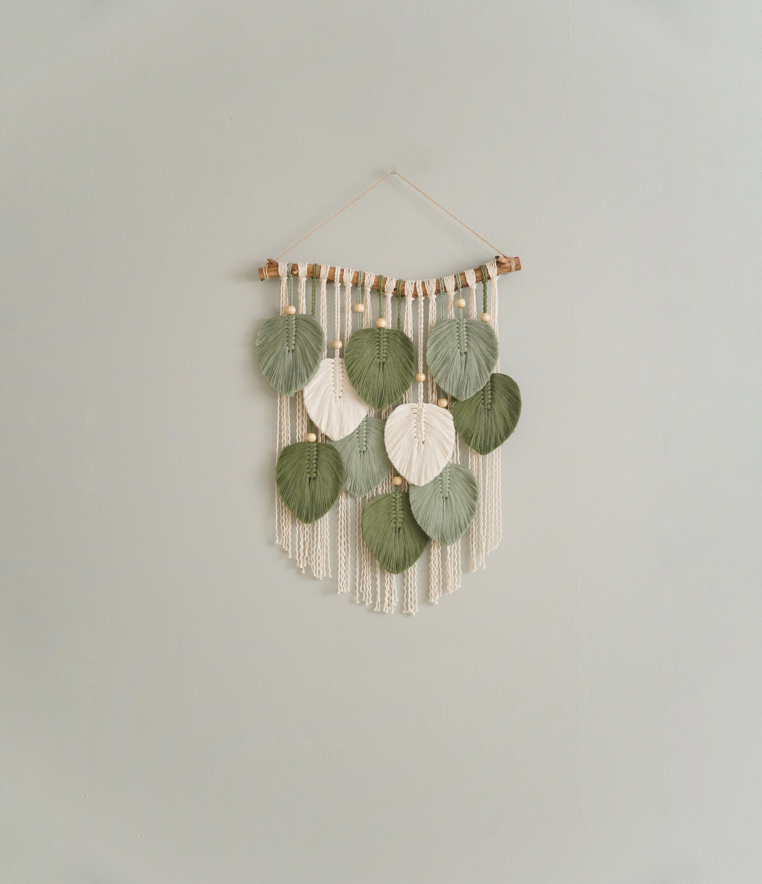 Leaf Wall Hanging For Modern Tropical Home Decor