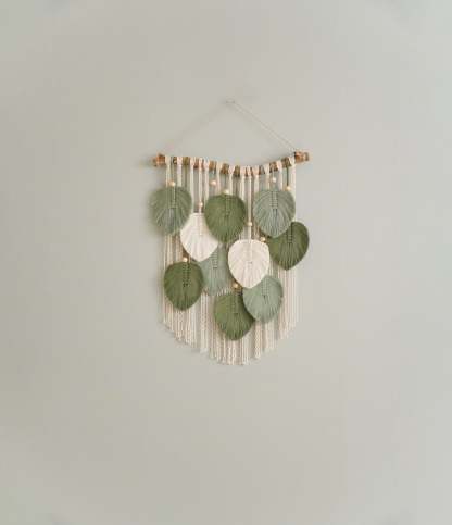 Leaf Wall Hanging For Modern Tropical Home Decor
