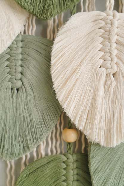 Leaf Wall Hanging For Modern Tropical Home Decor