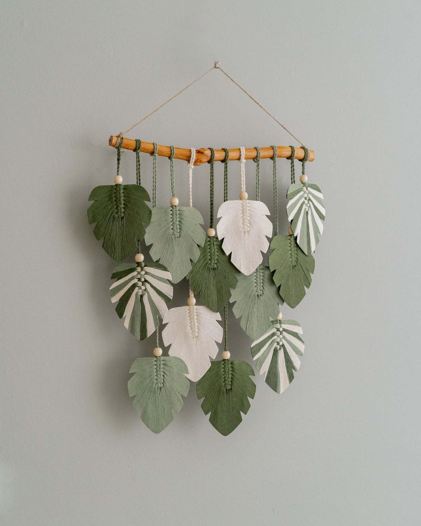 Monstera Leaves Wall Hanging For Farmhouse Wall Art