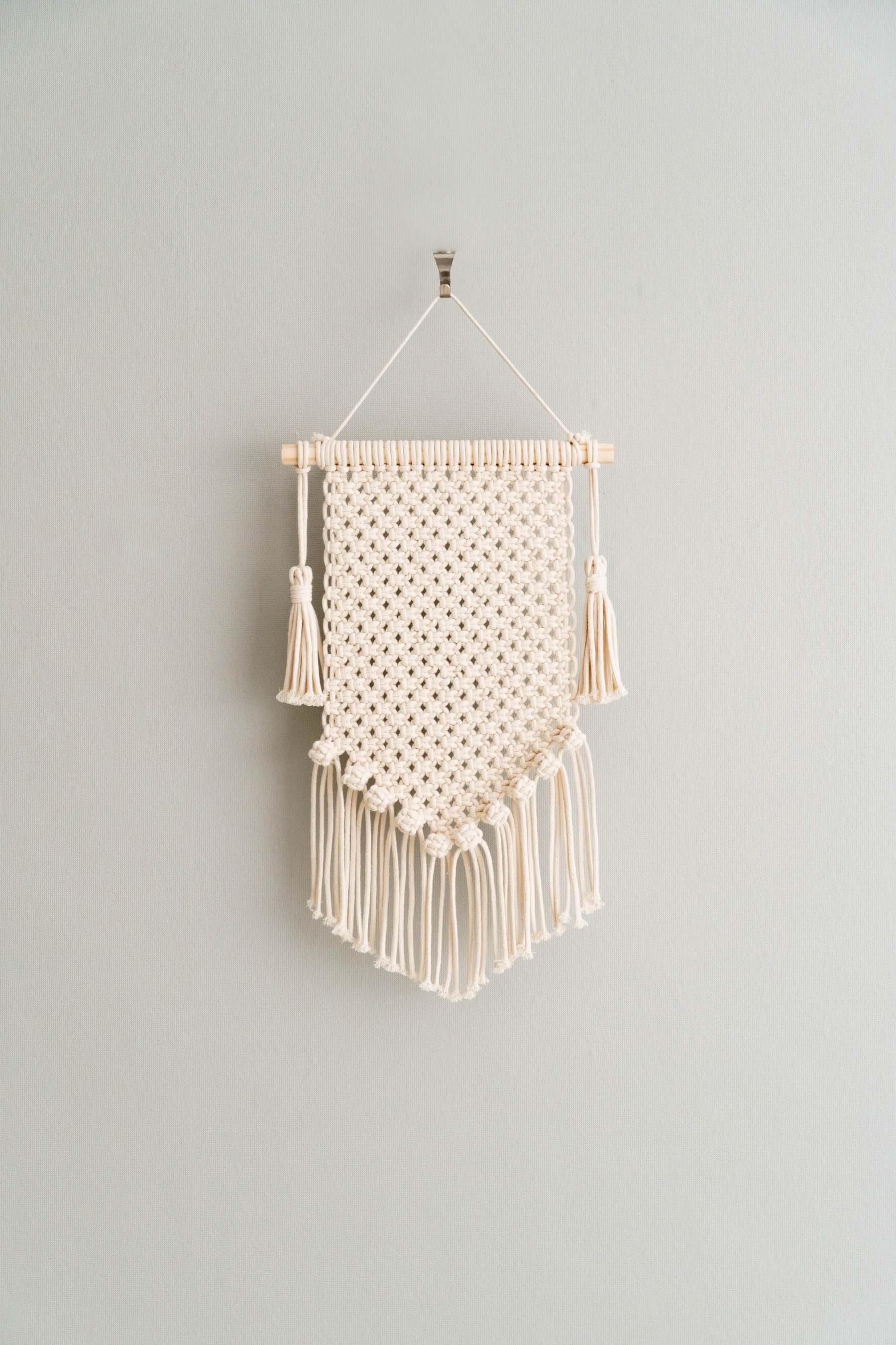 Boho Macrame Jewelry Hanger for Stylish Accessory Organization