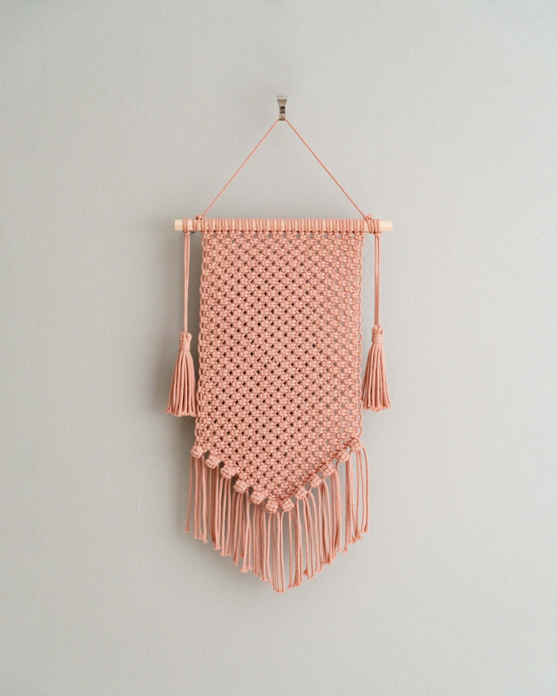 Boho Macrame Jewelry Hanger for Stylish Accessory Organization