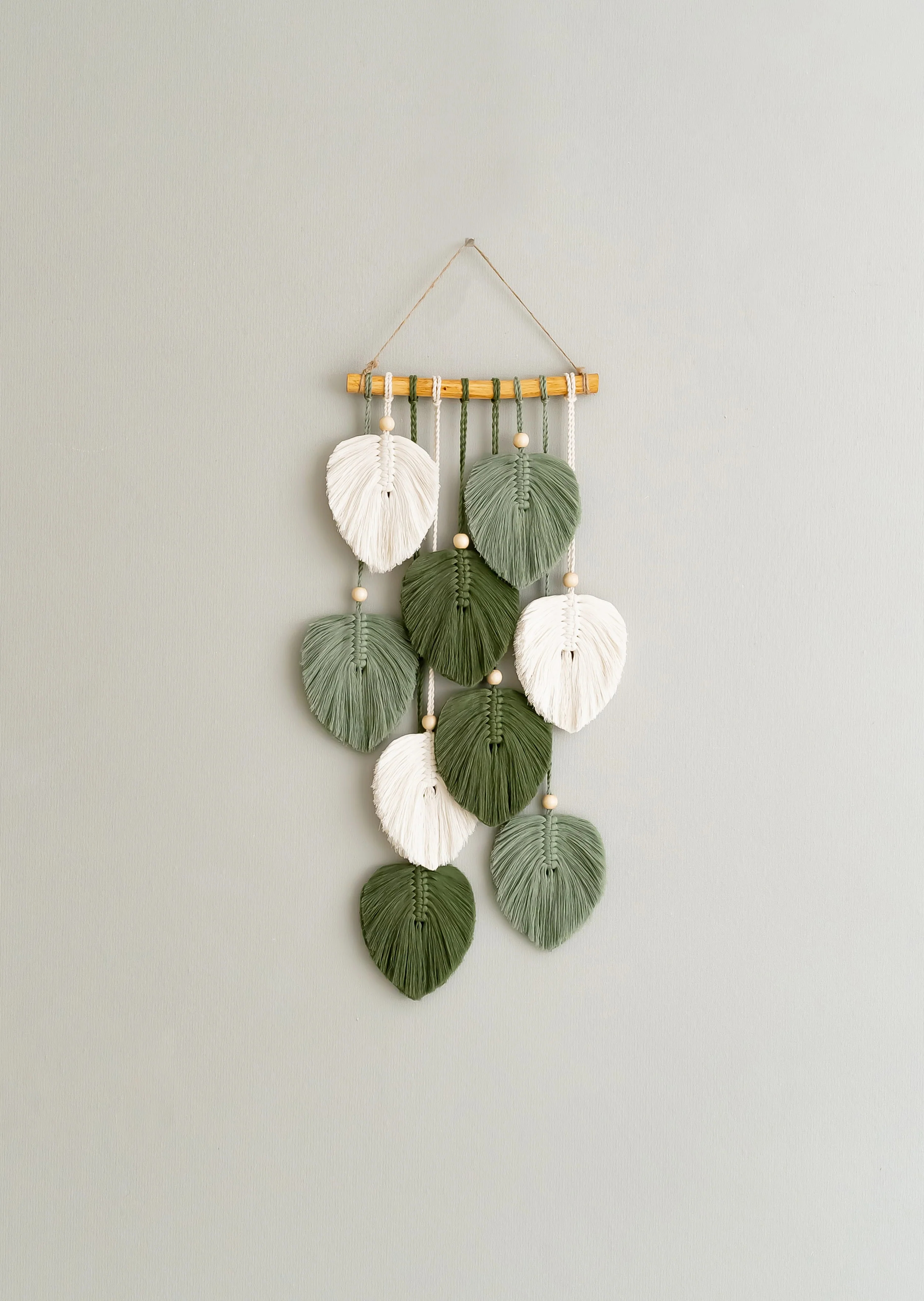 Macrame Wall Bookshelf for Rustic Home Decor