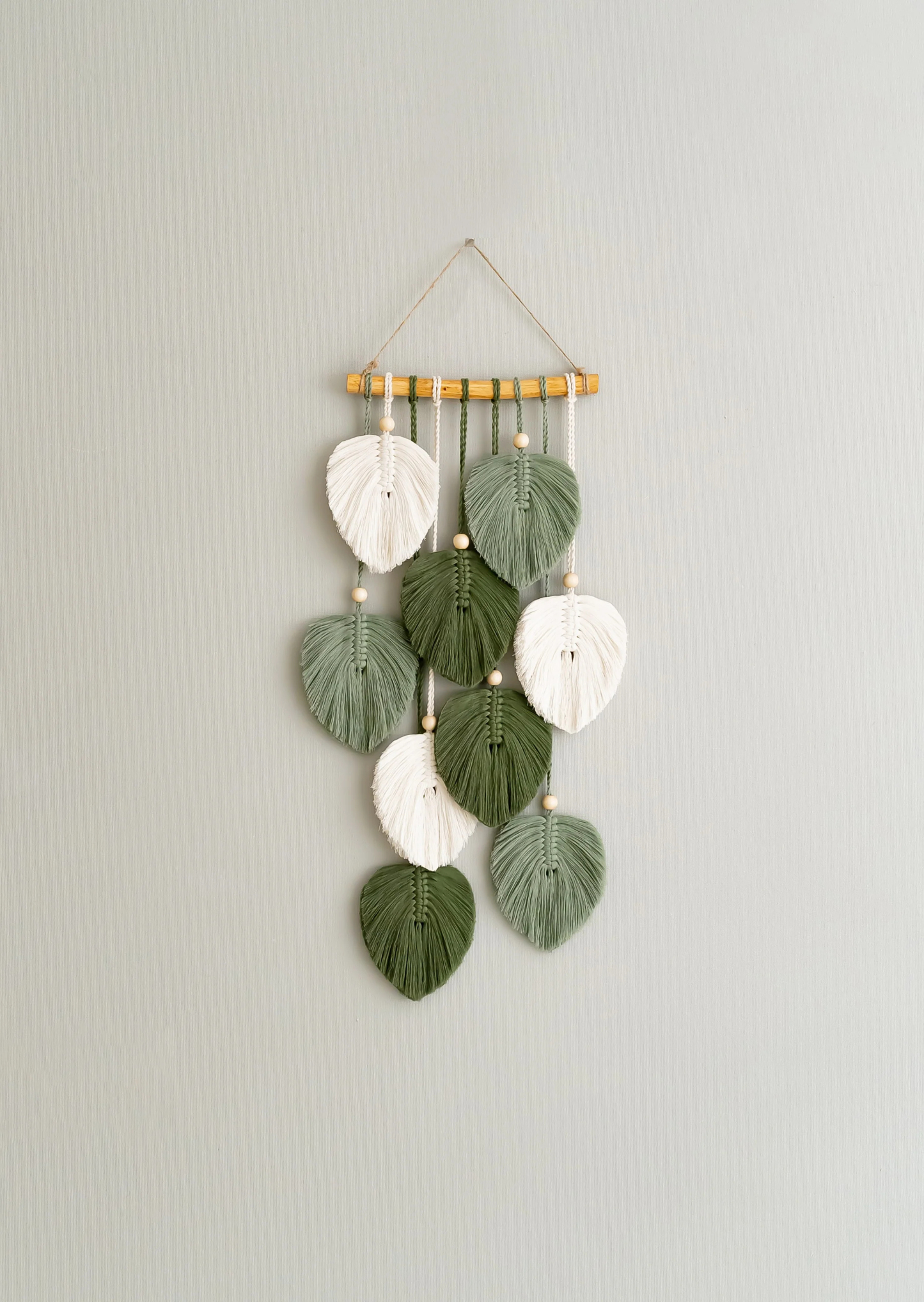 Macrame Wall Bookshelf for Rustic Home Decor