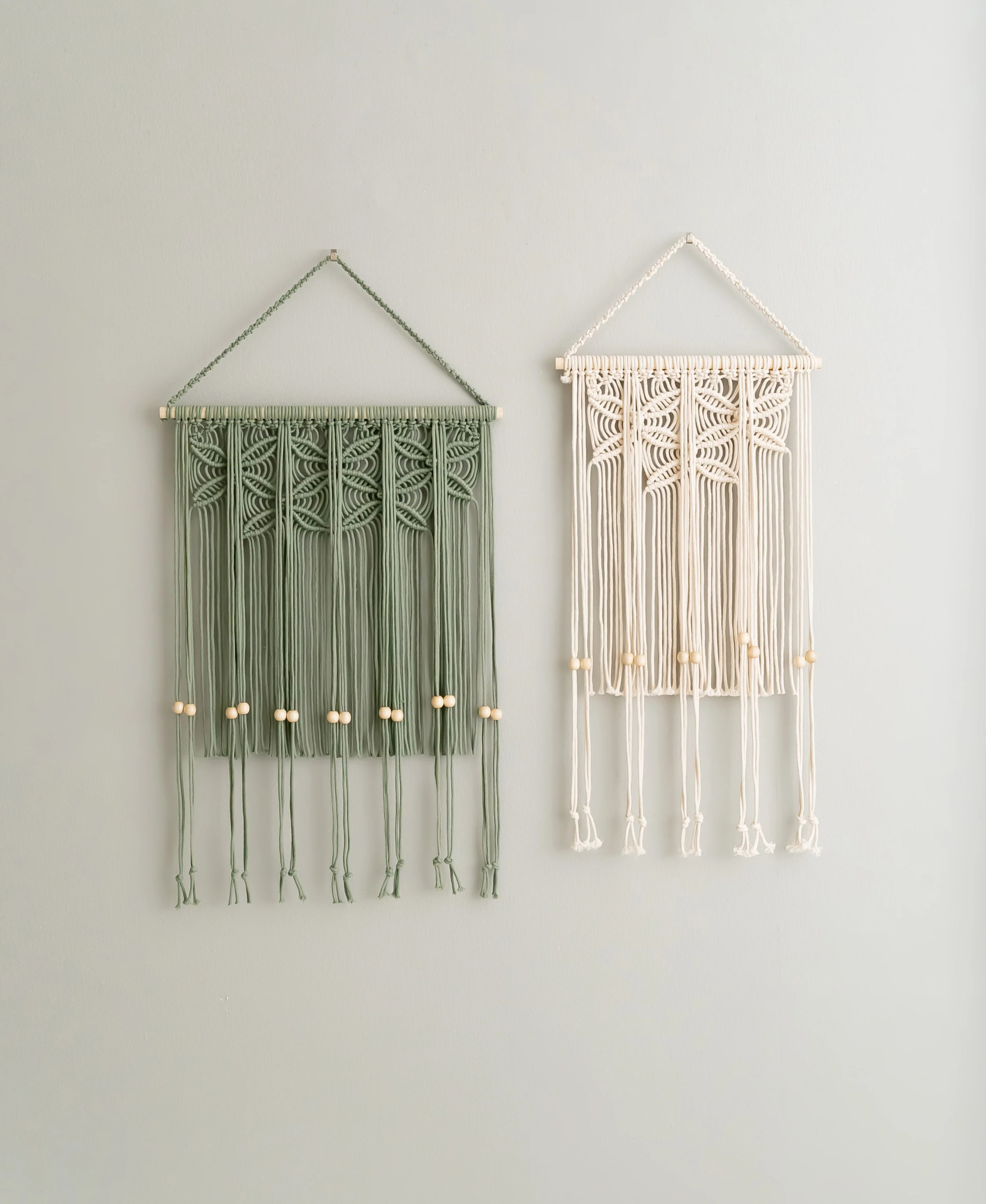 Macrame Book Holder for Boho Living Room Decor