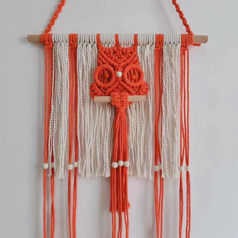 Macrame Owl Bookshelf, Hanging Bookshelf, Bookshelf For Kids