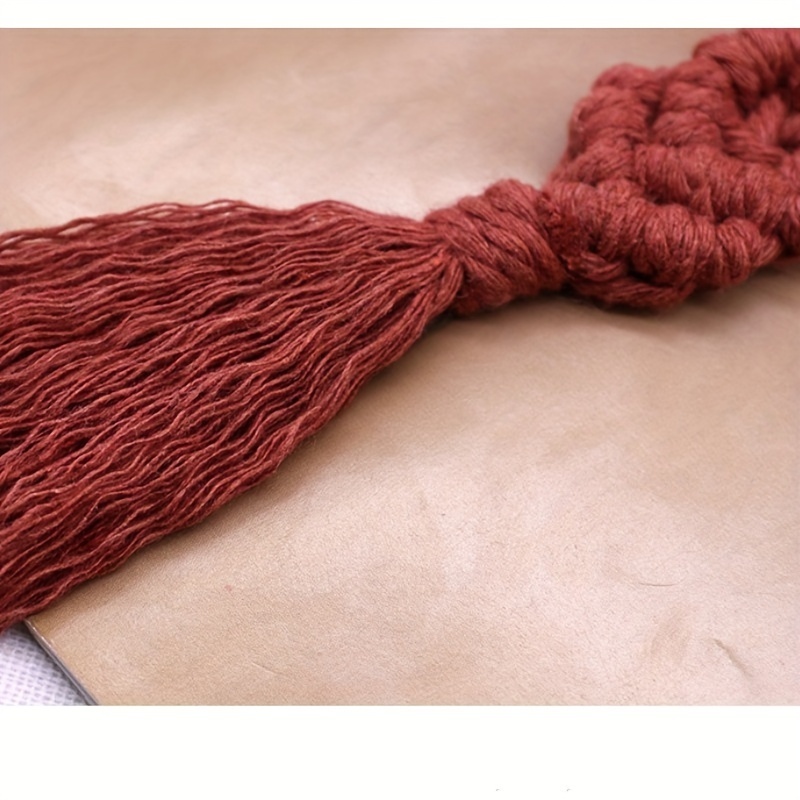 Cotton Rope Woven Keychain Pendant, Bag Charms Car Hanging Ornament Perfect Travel Accessories