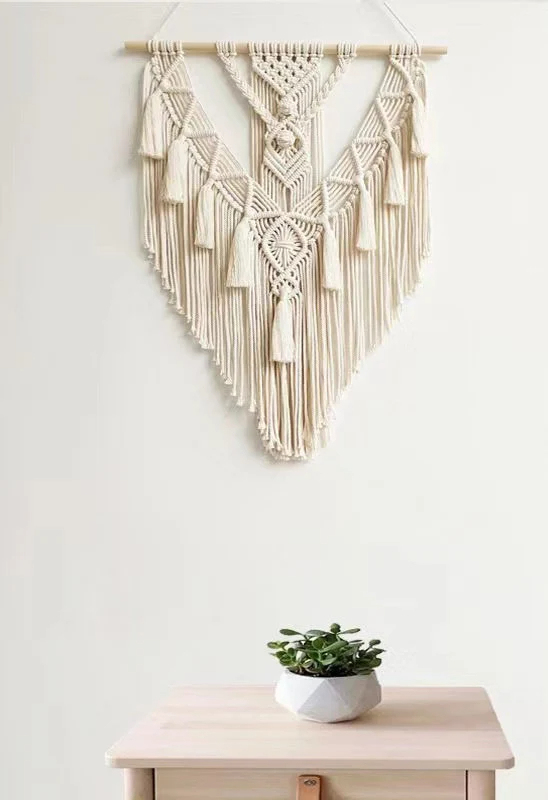 Macrame Wall Tapestry, Macrame Wall Hanging, Macrame Hanger, Bohemian Wall Decor, Bedroom Interior Decor, Wall Art, Home Decor