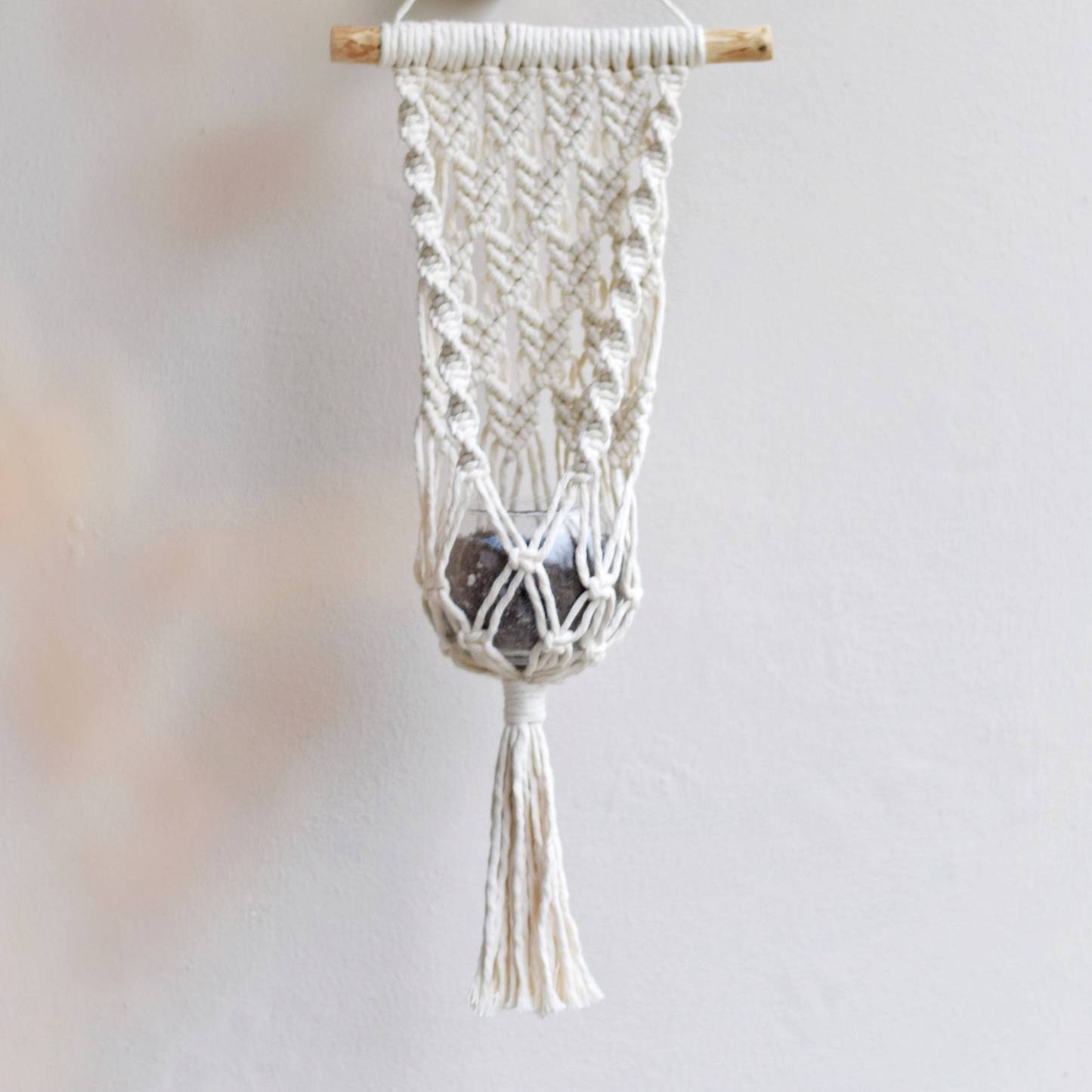 Wall hanging Macrame Plant Hanger - Easy to Hang for Bohemian Home Decor