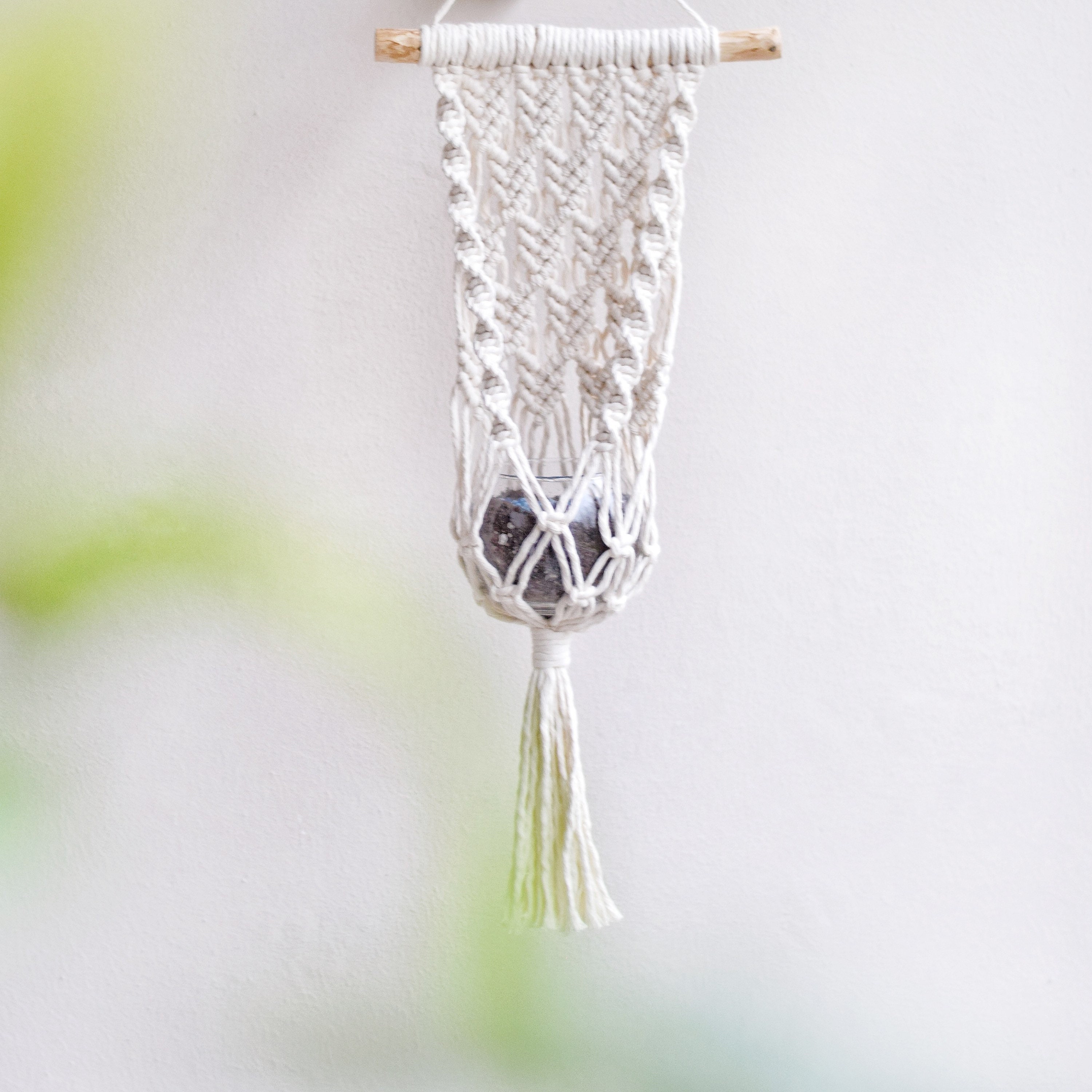 Wall hanging Macrame Plant Hanger - Easy to Hang for Bohemian Home Decor