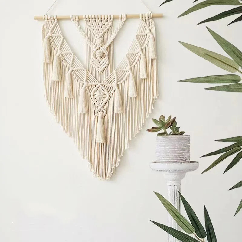 Macrame Wall Tapestry, Macrame Wall Hanging, Macrame Hanger, Bohemian Wall Decor, Bedroom Interior Decor, Wall Art, Home Decor